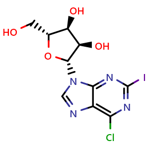 (2R,3R,4S,5R)-2-(6-chloro-2-iodo-9H-purin-9-yl)-5-(hydroxymethyl)tetrahydrofuran-3,4-diol