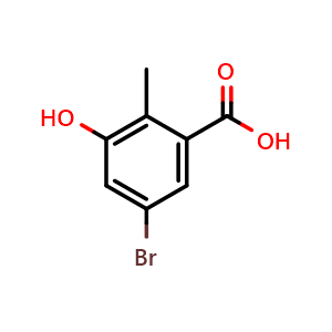5-bromo-3-hydroxy-2-methylbenzoic acid