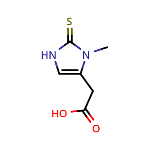 2-(3-methyl-2-thioxo-2,3-dihydro-1H-imidazol-4-yl)acetic acid