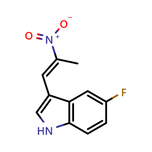 (E)-5-fluoro-3-(2-nitroprop-1-en-1-yl)-1H-indole