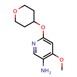 4-methoxy-6-((tetrahydro-2H-pyran-4-yl)oxy)pyridin-3-amine
