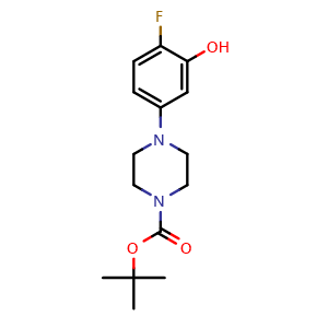 tert-butyl 4-(4-fluoro-3-hydroxyphenyl)piperazine-1-carboxylate