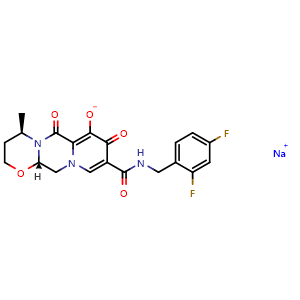 sodium (4R,12aS)-9-((2,4-difluorobenzyl)carbamoyl)-4-methyl-6,8-dioxo-3,4,6,8,12,12a-hexahydro-2H-pyrido[1',2':4,5]pyrazino[2,1-b][1,3]oxazin-7-olate