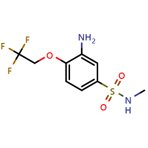 3-amino-N-methyl-4-(2,2,2-trifluoroethoxy)benzenesulfonamide