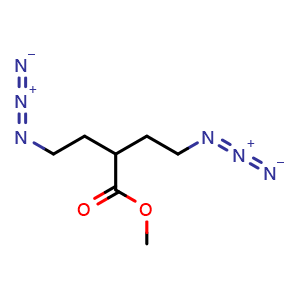 methyl 4-azido-2-(2-azidoethyl)butanoate