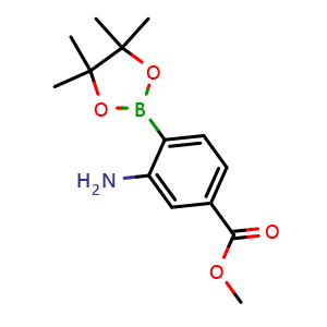 methyl 3-amino-4-(4,4,5,5-tetramethyl-1,3,2-dioxaborolan-2-yl)benzoate