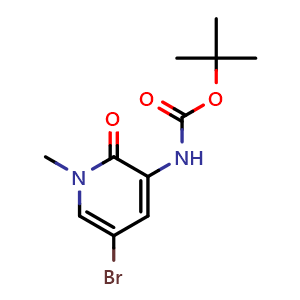 tert-butyl (5-bromo-1-methyl-2-oxo-1,2-dihydropyridin-3-yl)carbamate