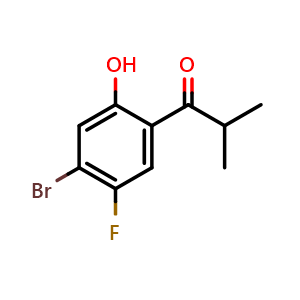 1-(4-bromo-5-fluoro-2-hydroxyphenyl)-2-methylpropan-1-one