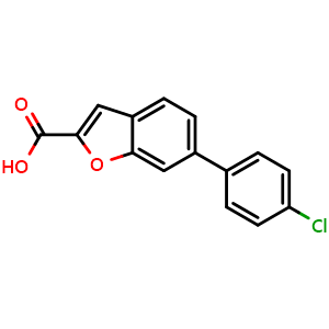 6-(4-chlorophenyl)benzofuran-2-carboxylic acid