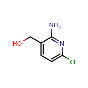 Chemical structure of (2-amino-6-chloropyridin-3-yl)methanol , CAS 58584-60-4, AChemBlock Q69756