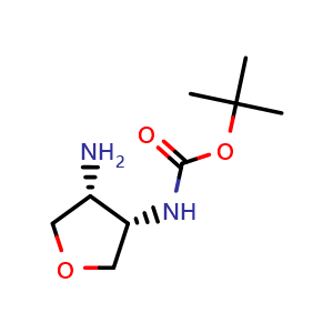 tert-butyl ((3S,4R)-4-aminotetrahydrofuran-3-yl)carbamate