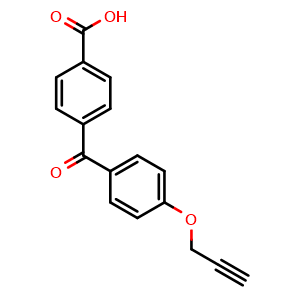 4-(4-(prop-2-yn-1-yloxy)benzoyl)benzoic acid