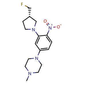 (S)-1-(3-(3-(fluoromethyl)pyrrolidin-1-yl)-4-nitrophenyl)-4-methylpiperazine