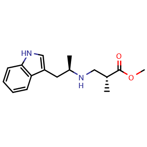 methyl (R)-3-(((R)-1-(1H-indol-3-yl)propan-2-yl)amino)-2-methylpropanoate