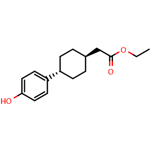 ethyl 2-((1r,4r)-4-(4-hydroxyphenyl)cyclohexyl)acetate