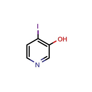 Chemical structure of 4-iodopyridin-3-ol , CAS 188057-20-7, AChemBlock Q70033