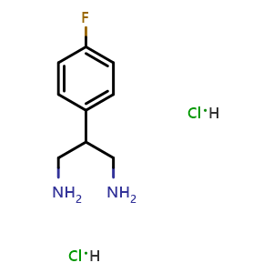 2-(4-fluorophenyl)propane-1,3-diamine dihydrochloride