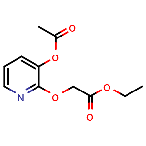 ethyl 2-((3-acetoxypyridin-2-yl)oxy)acetate