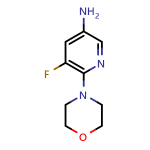 5-fluoro-6-morpholinopyridin-3-amine