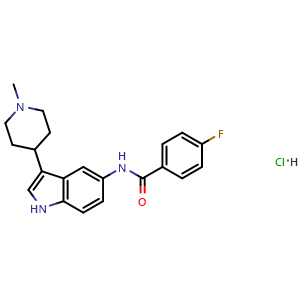 Chemical structure of LY 334370 , CAS 182563-08-2, AChemBlock Q70200