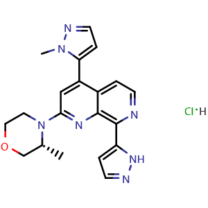 Chemical structure of BAY-1895344 HCl , CAS 1876467-74-1, AChemBlock Q70202