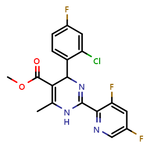 Chemical structure of BAY41-4109,Racemic , CAS 298708-79-9, AChemBlock Q70217