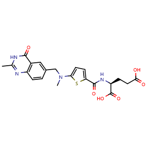 Chemical structure of Raltitrexed , CAS 112887-68-0, AChemBlock R16015