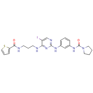 Chemical structure of BX795 , CAS 702675-74-9, AChemBlock R16017