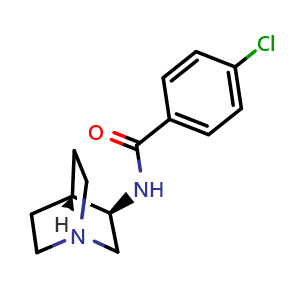 Chemical structure of PNU282987 , CAS 123464-89-1, AChemBlock R16025