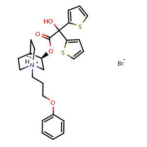 Chemical structure of Aclidinium bromide , CAS 320345-99-1, AChemBlock R16028