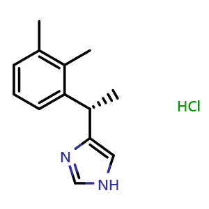 Chemical structure of Dexmedetomidine HCl , CAS 145108-58-3, AChemBlock R16031