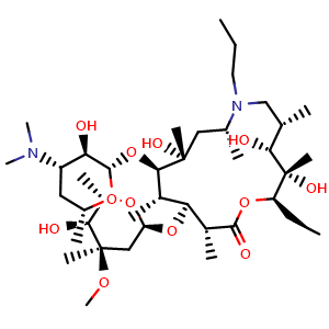 Chemical structure of Gamithromycin , CAS 145435-72-9, AChemBlock R16048