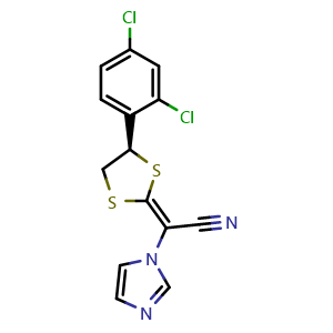 Chemical structure of Luliconazole , CAS 187164-19-8, AChemBlock R16053
