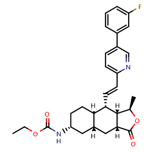 Chemical structure of Vorapaxar , CAS 618385-01-6, AChemBlock R16064