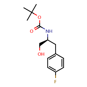 tert-butyl (S)-(1-(4-fluorophenyl)-3-hydroxypropan-2-yl)carbamate