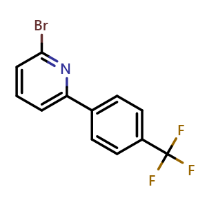 2-bromo-6-(4-(trifluoromethyl)phenyl)pyridine