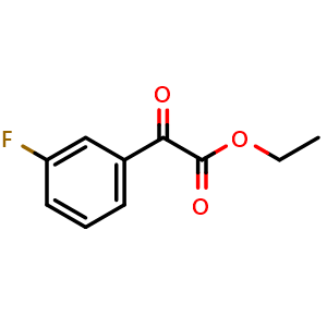 Chemical structure of 3-Fluoro-oxo-benzeneacetic acid ethyl ester , CAS 110193-59-4, AChemBlock S70397