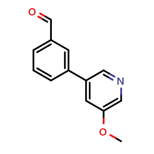 3-(5-methoxy-3-pyridinyl)benzaldehyde