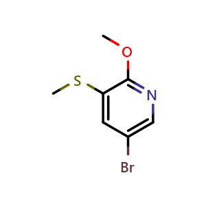 5-Bromo-2-methoxy-3-(methylthio)pyridine