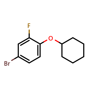 4-Bromo-1-(cyclohexyloxy)-2-fluorobenzene