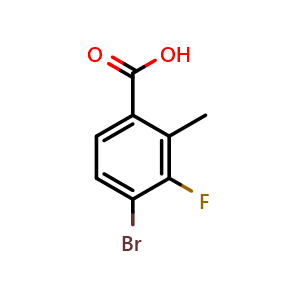 4-Bromo-3-fluoro-2-methylbenzoic acid