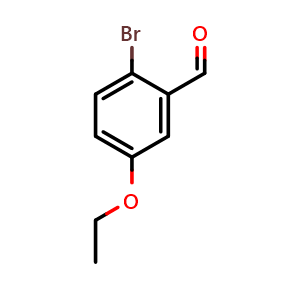 Chemical structure of 2-Bromo-5-ethoxybenzaldehyde , CAS 43192-32-1, AChemBlock S70621