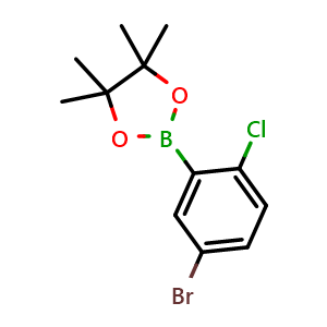 2-(5-bromo-2-chlorophenyl)-4,4,5,5-tetramethyl-1,3,2-dioxaborolane