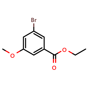 Chemical structure of Ethyl 3-bromo-5-methoxybenzoate , CAS 1095274-93-3, AChemBlock S70666