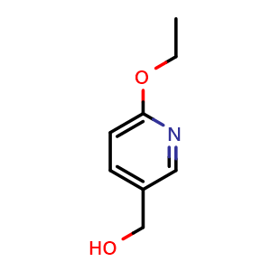 Chemical structure of (6-Ethoxypyridin-3-yl)methanol , CAS 101990-67-4, AChemBlock S70668