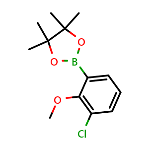 2-(3-Chloro-2-methoxyphenyl)-4,4,5,5-tetramethyl-1,3,2-dioxaborolane