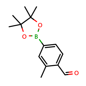 2-methyl-4-(4,4,5,5-tetramethyl-1,3,2-dioxaborolan-2-yl)benzaldehyde