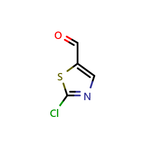 Chemical structure of 2-chlorothiazole-5-carbaldehyde , CAS 95453-58-0, AChemBlock S70888