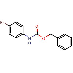 Chemical structure of benzyl 4-bromophenylcarbamate , CAS 92159-87-0, AChemBlock S70923