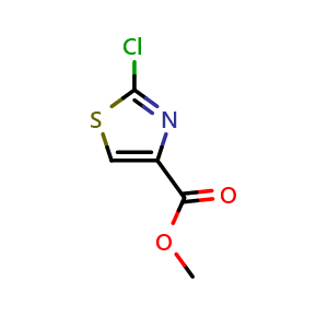 Chemical structure of methyl 2-chlorothiazole-4-carboxylate , CAS 850429-61-7, AChemBlock S71033